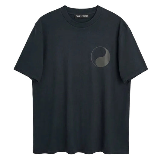 Our Legacy Box T-Shirt Yin Yang Reflective - Black