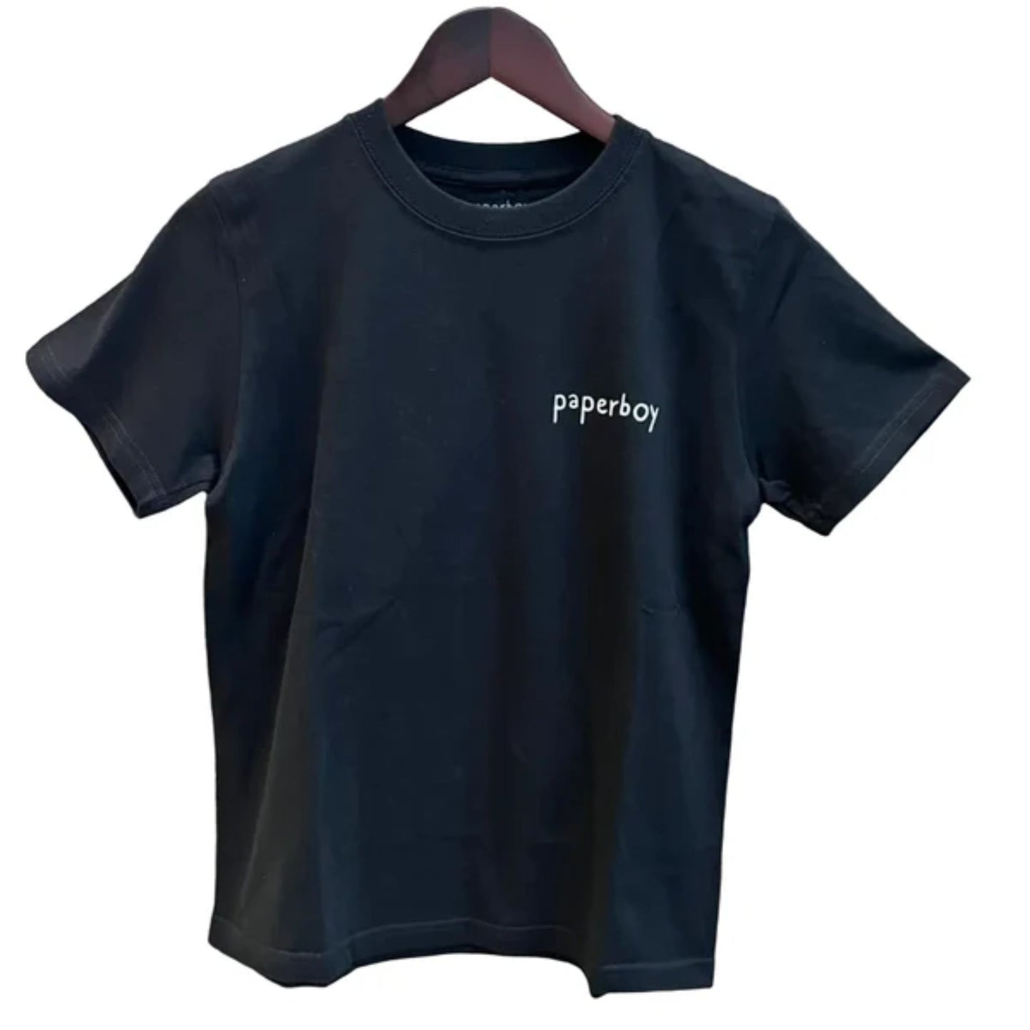 Paperboy Tee Run Delivery - Black
