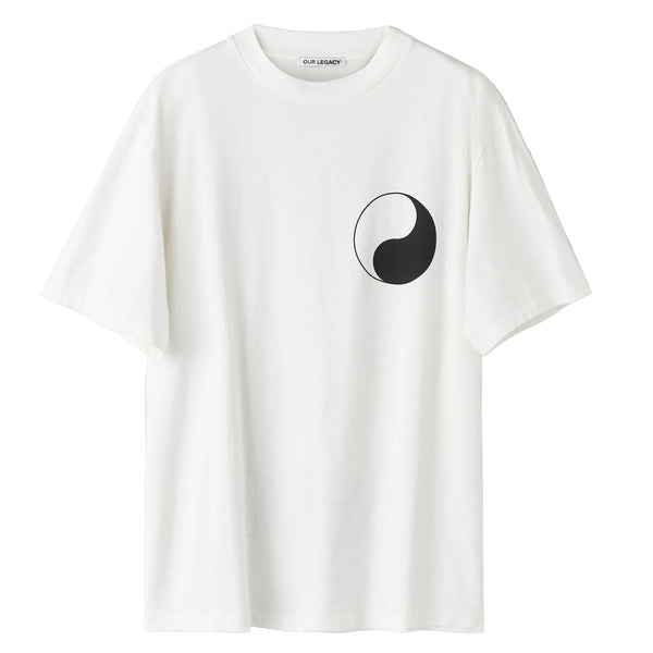 Our Legacy Box T-Shirt Yin Yang - White