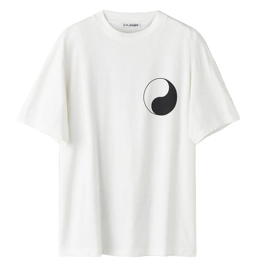 Our Legacy Box T-Shirt Yin Yang - White