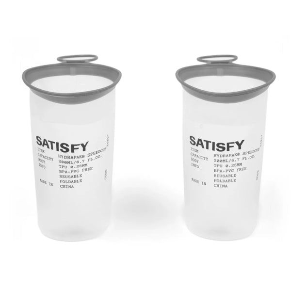 Satisfy HydraPak SpeedCup 2Pack - Transparant
