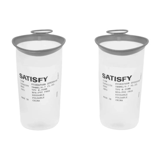 Satisfy HydraPak SpeedCup 2Pack - Transparant