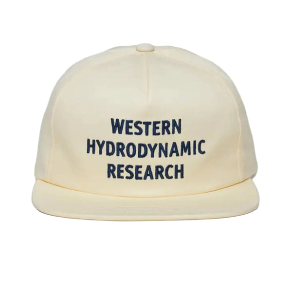 Western Hydrodynamic Research WHR Promo Hat Embroidery - Off White Navy
