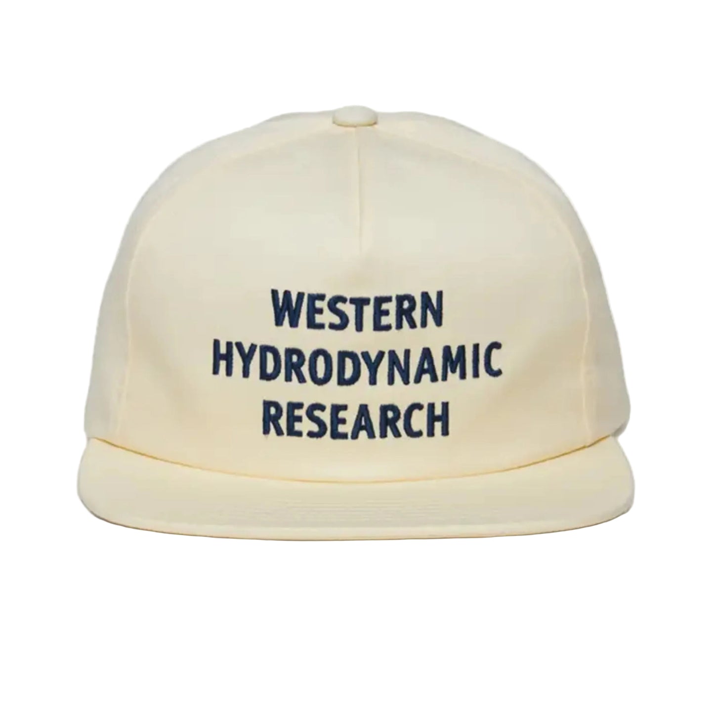 Western Hydrodynamic Research WHR Promo Hat Embroidery - Off White Navy