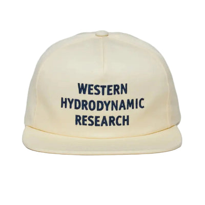 Western Hydrodynamic Research WHR Promo Hat Embroidery - Off White Navy