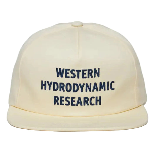 Western Hydrodynamic Research WHR Promo Hat Embroidery - Off White Navy