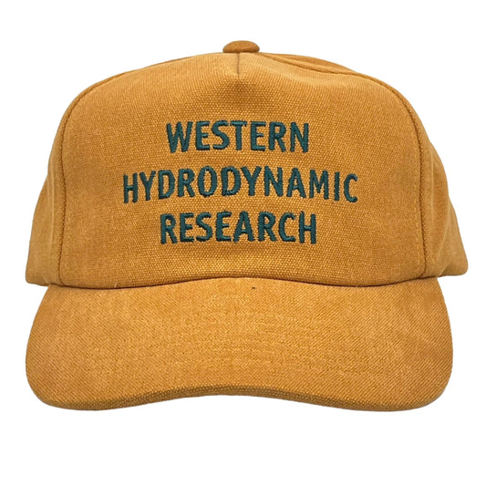 Western Hydrodynamic Research WHR Embroidery Canvas Promo Hat - Orange