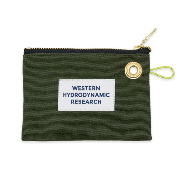 Western Hydrodynamic Research WHR Canvas Zip Wallet - Drab