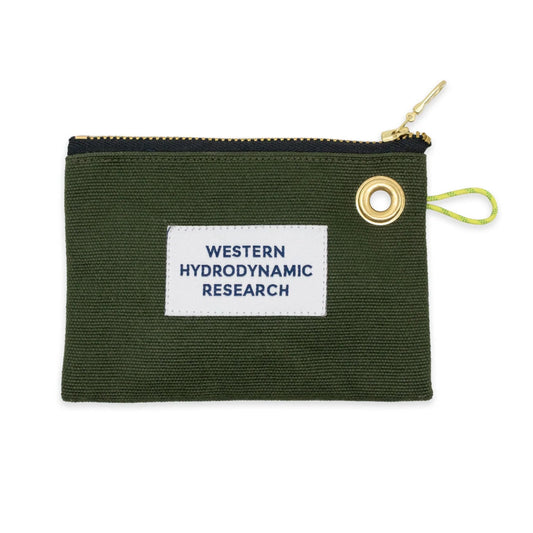 Western Hydrodynamic Research WHR Canvas Zip Wallet - Drab