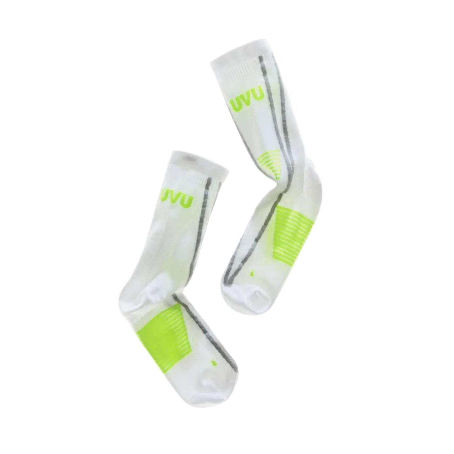 UVU Running Socks - White Volt
