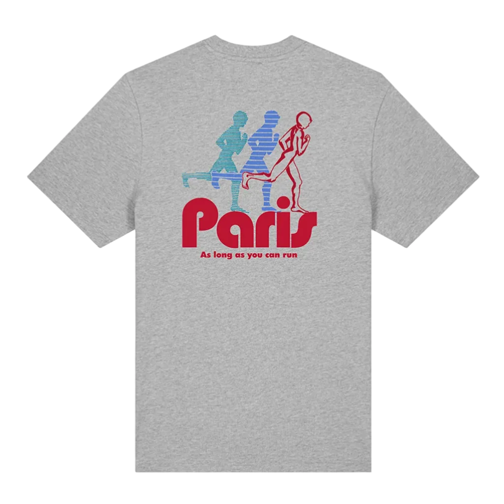 Distance Athletics City Paris Tee - Light Grey