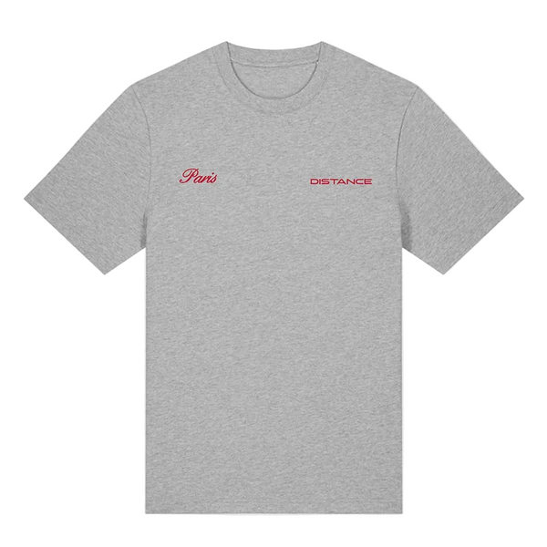 Distance Athletics City Paris Tee - Light Grey