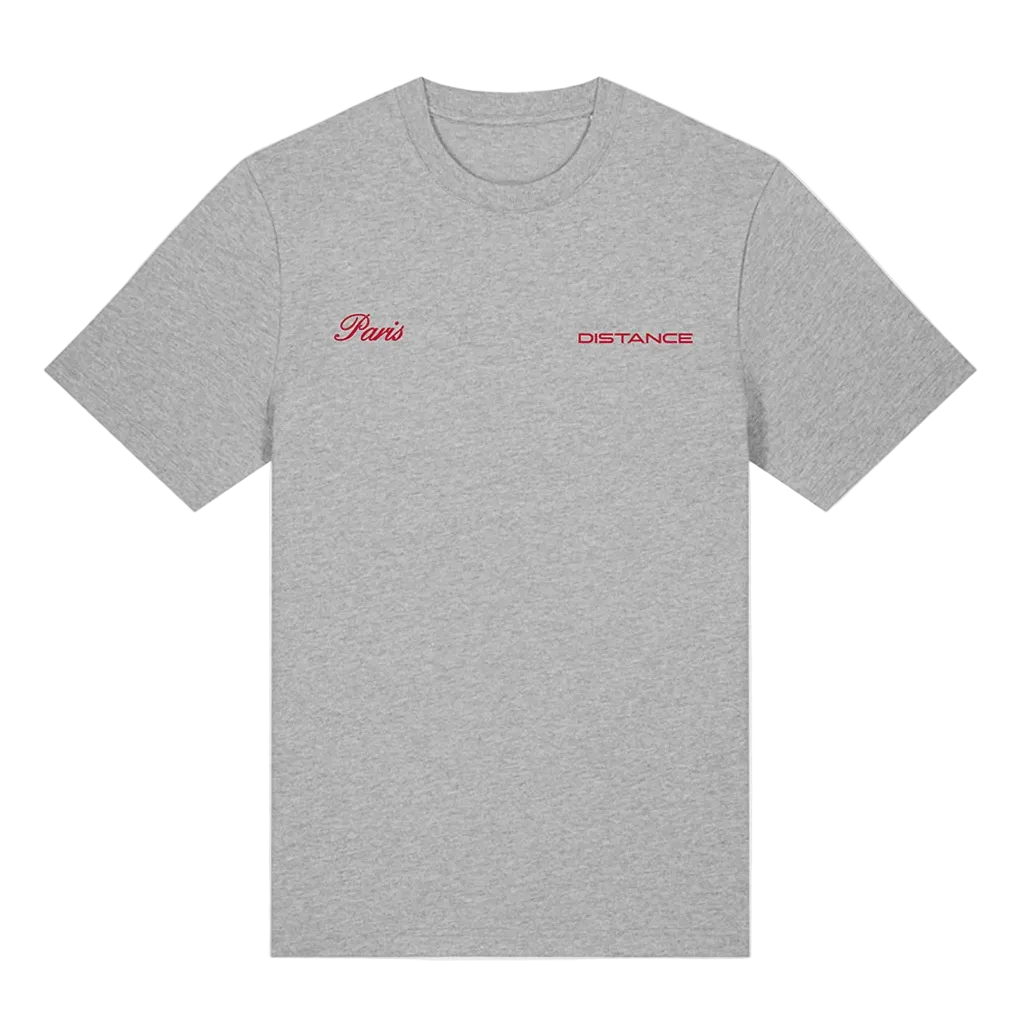 Distance Athletics City Paris Tee - Light Grey