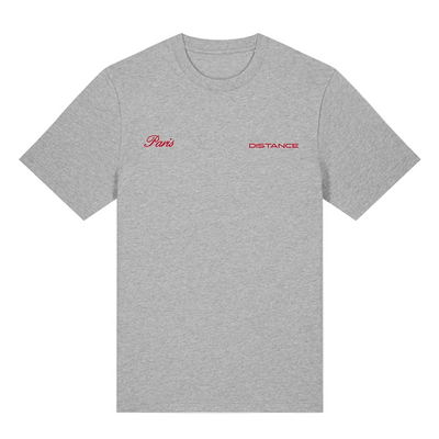 Distance Athletics City Paris Tee - Light Grey