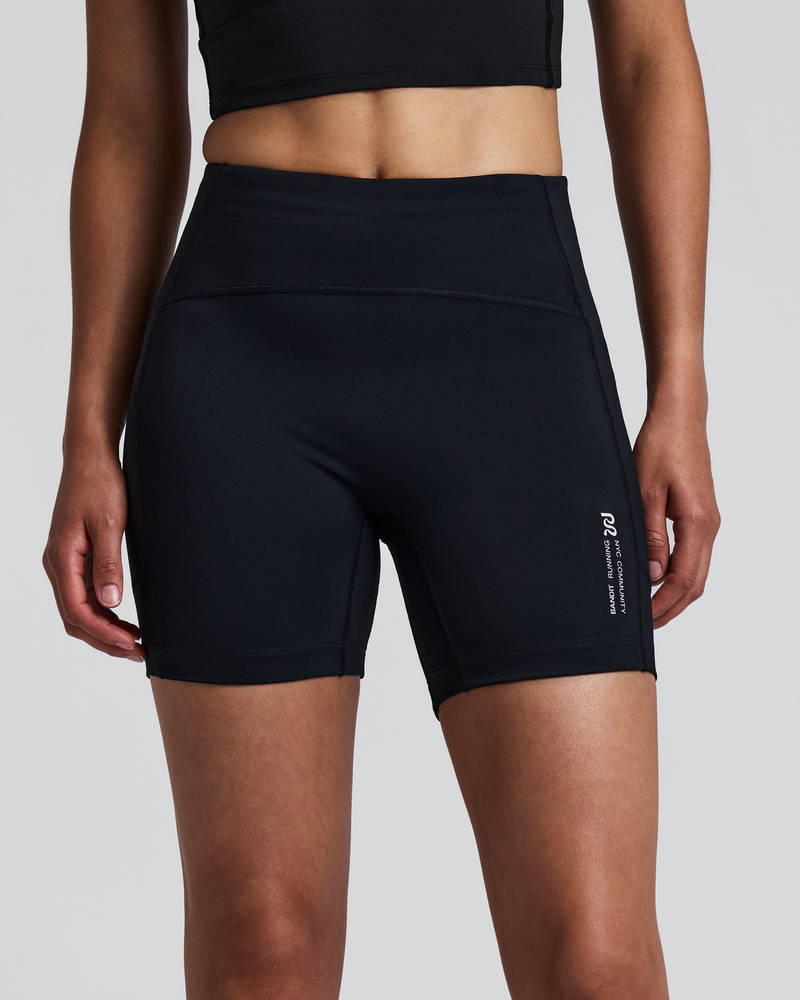 Bandit Women’s Stamina High Waist 5" Compression Shorts - Black