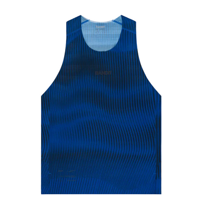 Bandit Men's CoolGrid™ Distance Singlet with Flopack™ - Bauhaus Blue