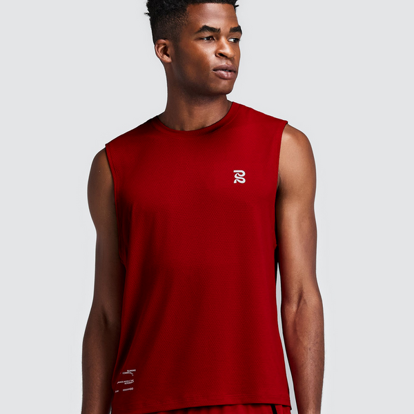Bandit Men's Micromesh™ Run Tank - Oxide Red