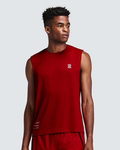 Bandit Men's Micromesh™ Run Tank - Oxide Red