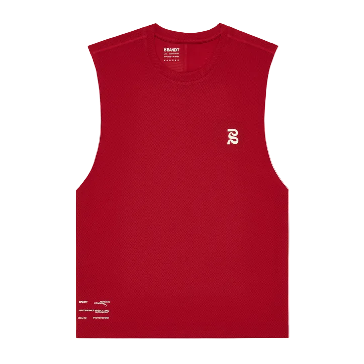 Bandit Men's Micromesh™ Run Tank - Oxide Red