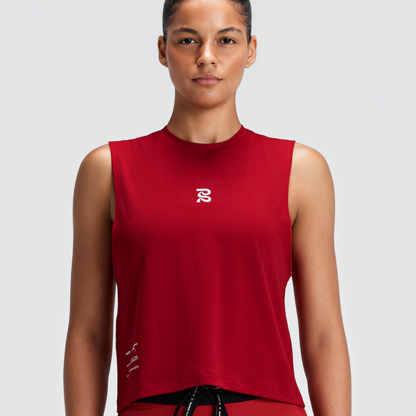 Bandit Women's Micromesh™ Run Tank - Oxide Red