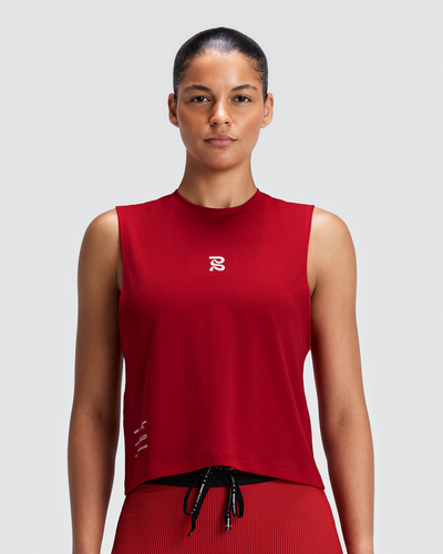 Bandit Women's Micromesh™ Run Tank - Oxide Red