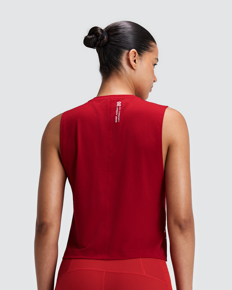 Bandit Women's Micromesh™ Run Tank - Oxide Red