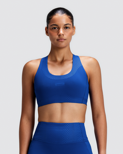Bandit Women's Vanisher™ Threshold Run Bra - Bauhaus Blue