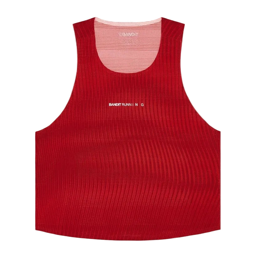 Bandit Women's CoolGrid™ Race Singlet - Oxide Red