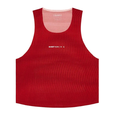 Bandit Women's CoolGrid™ Race Singlet - Oxide Red