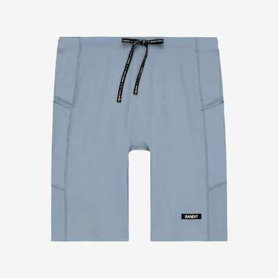 Bandit Men's Striped Cadence™ Half Tights - Steel Horizon/Pavilion Blue