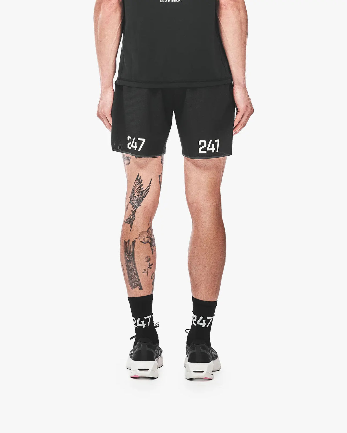 247 Represent Aero Shorts - Jet Black