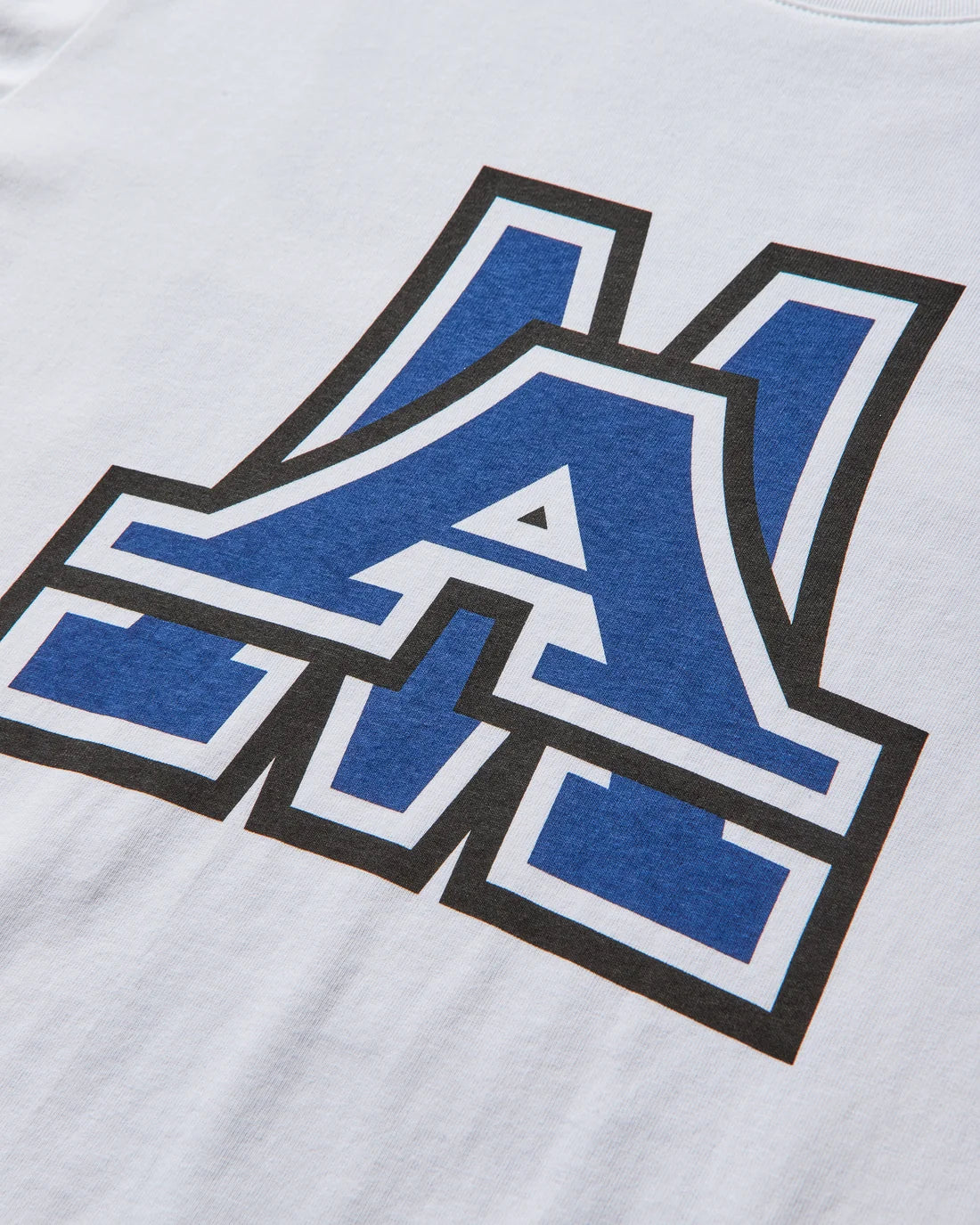 Mental Athletic Long Sleeve Monogram Tee - White