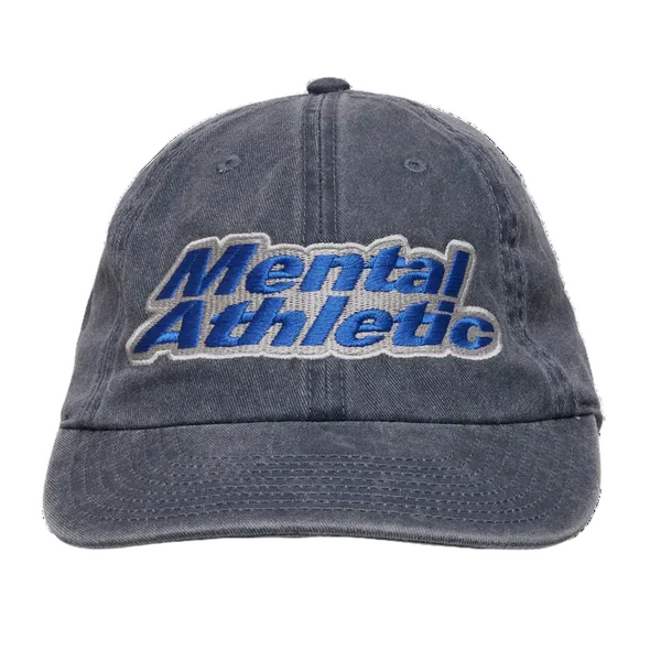 Mental Athletic Heavy Outline Cap - Denim Blue