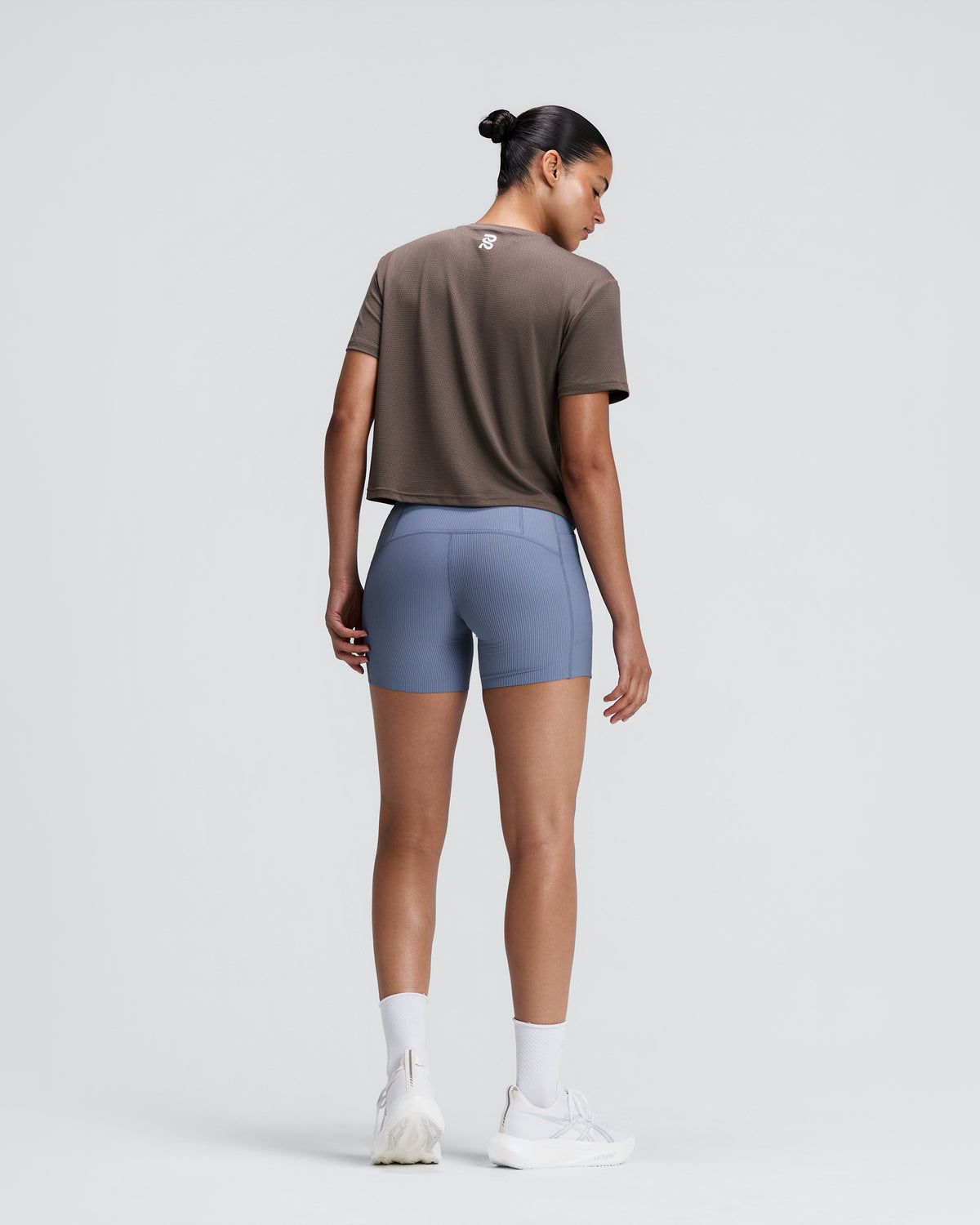 Bandit Women's Micromesh™ Cropped Run Tee - Cocoa