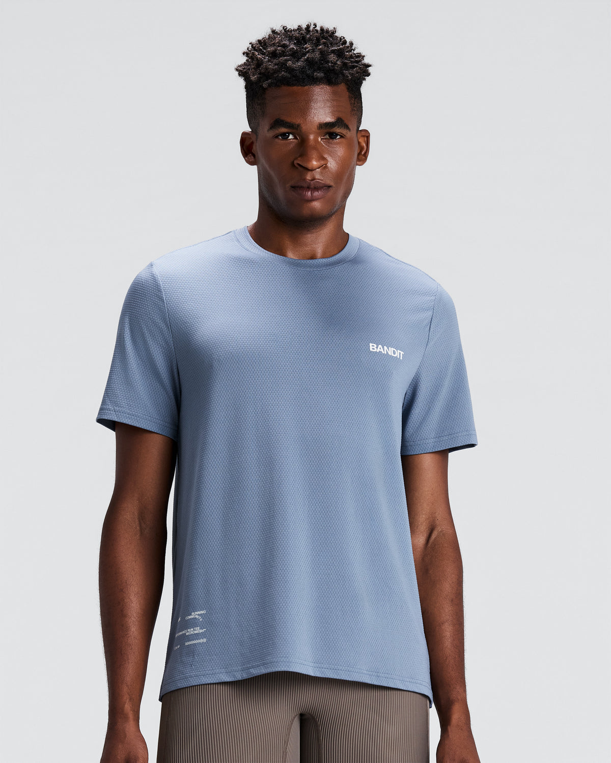 Bandit Men's Micromesh™ Run Tee - Steel Horizon