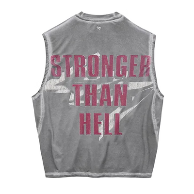 247 Represent Sydney Race Tank - Washed Grey