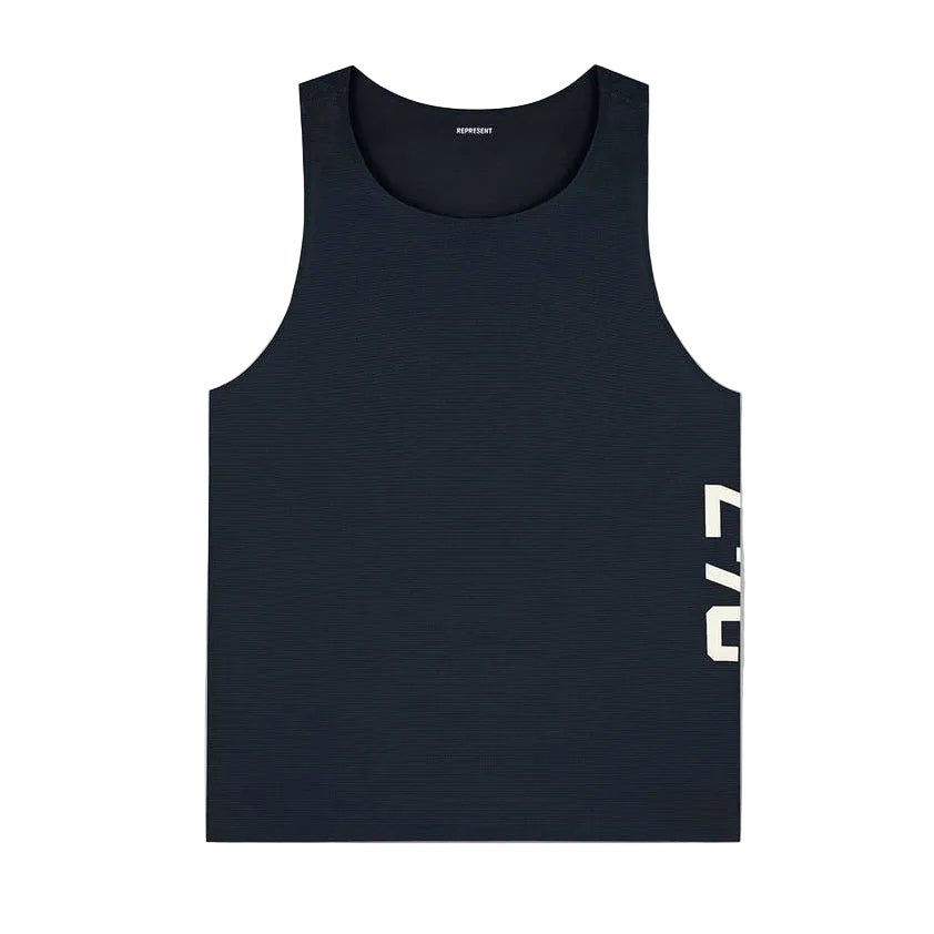 247 Represent Singlet - Navy