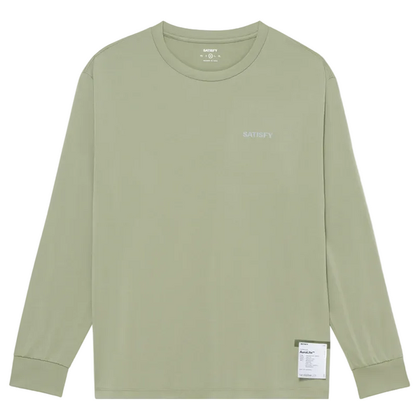 Satisfy Auralite Long Tee - Oil Green