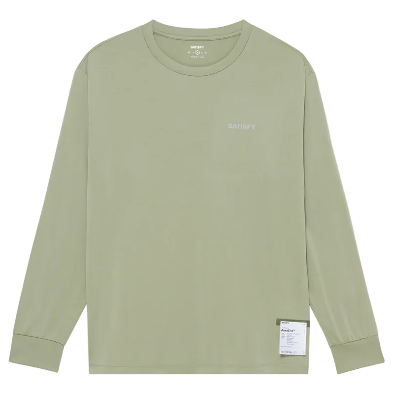 Satisfy Auralite Long Tee - Oil Green