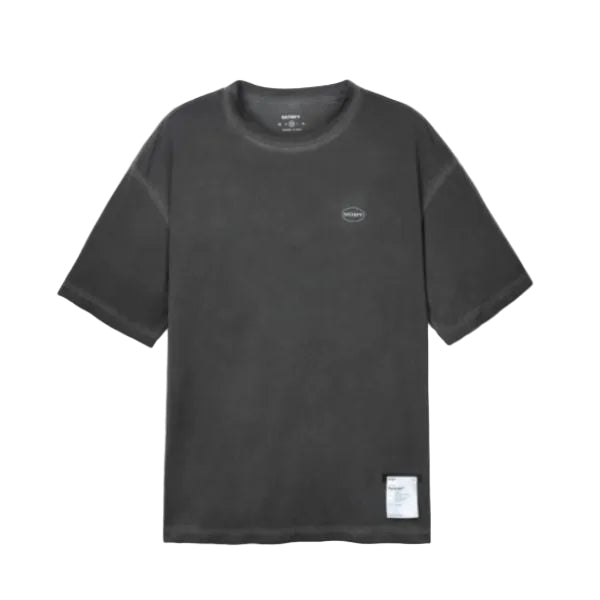 Satisfy Auralite Tee Circle Logo - Pigment Black