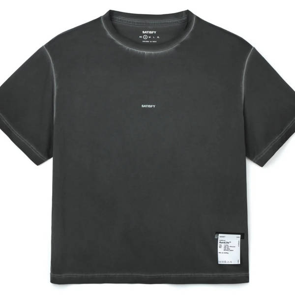 Satisfy AuraLite Tee - Pigment Black
