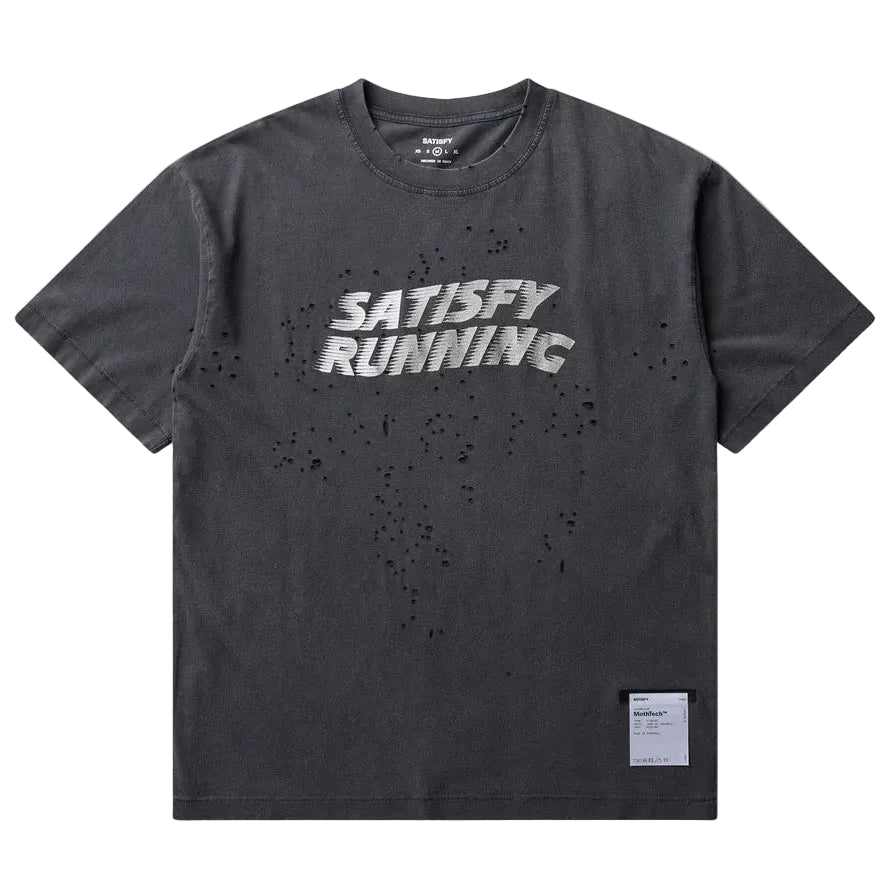 Satisfy Mothtech Tee Pochoir - Aged Black