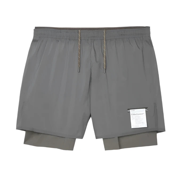 Satisfy Coffeethermal 8" Shorts - Gunmetal