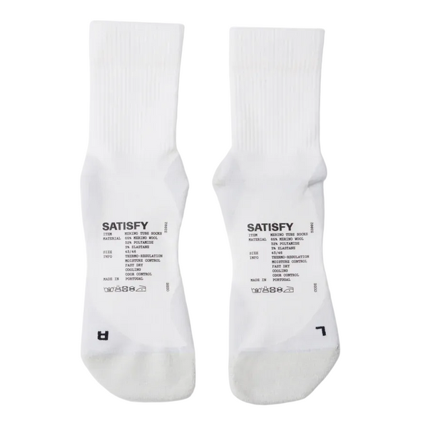 Satisfy Merino Nylon Socks - Off White