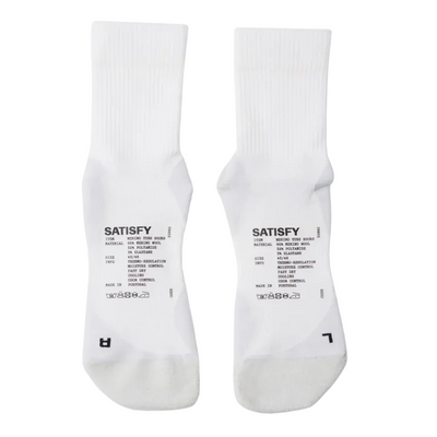 Satisfy Merino Nylon Socks - Off White