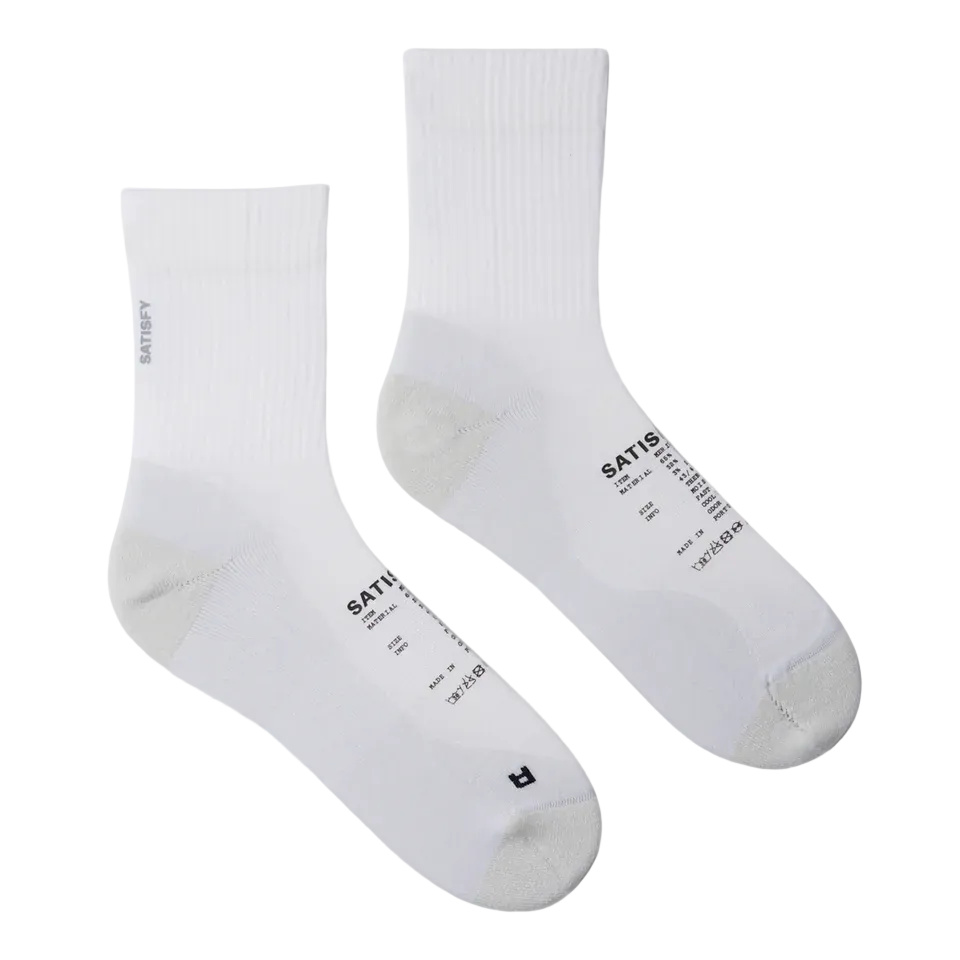 Satisfy Merino Nylon Socks - Off White
