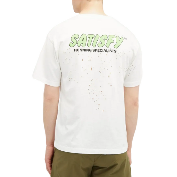 Satisfy MothTech Running Specialists Tee - Off-White