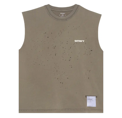 Satisfy Mothtech Muscle Tee - Aged Falcon