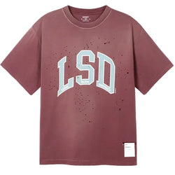 Satisfy MothTech Tee LSD - Sunbleached Burgundy