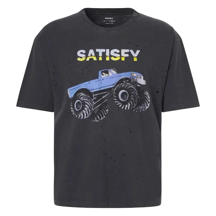 Satisfy Mothtech Tee Monster Truck Ests Aged Black